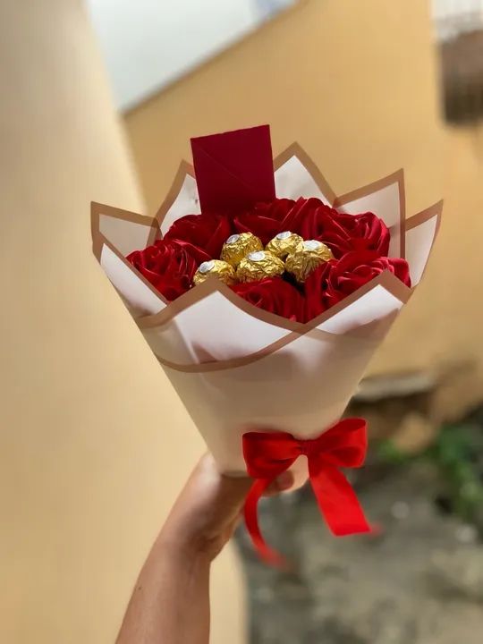 Buquês de rosas de cetim - Foto 3
