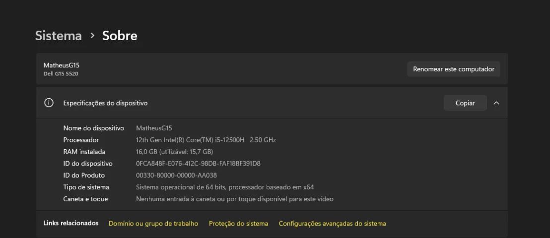 Dell G15 - i5 12th - 16gb de ram - RTX 3050 - Foto 4