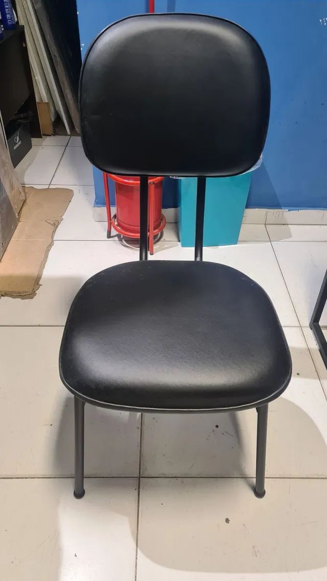 Cadeira fixa secretária corino  - Foto 4