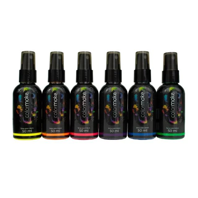 Spray fluorescente para cabelo Colormake - Brilha na luz negra! - Foto 2