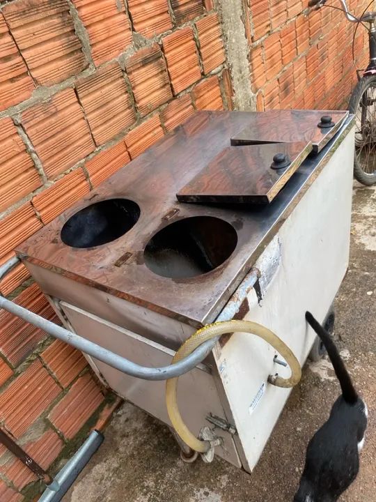 Carrinho de Lanches -  Aço Inox