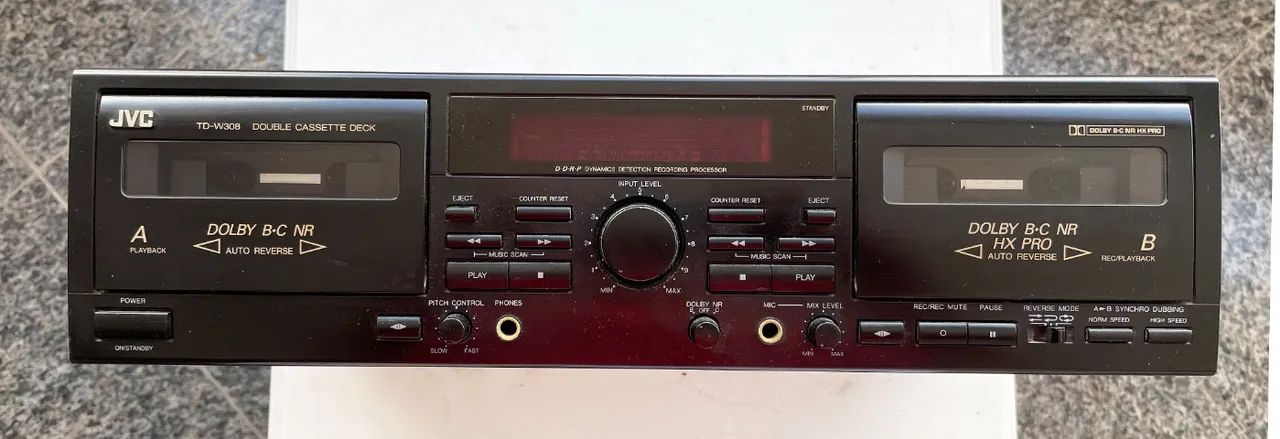 Tape Deck K7 Vintage Jvc TD-W308 - Foto 2