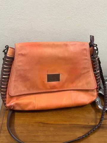 BOLSA EM COURO LÁ MARTINA  SEMINOVA - Foto 3