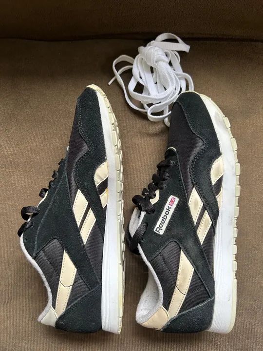 Tênis Reebok Classic Preto e Branco original  - Foto 3
