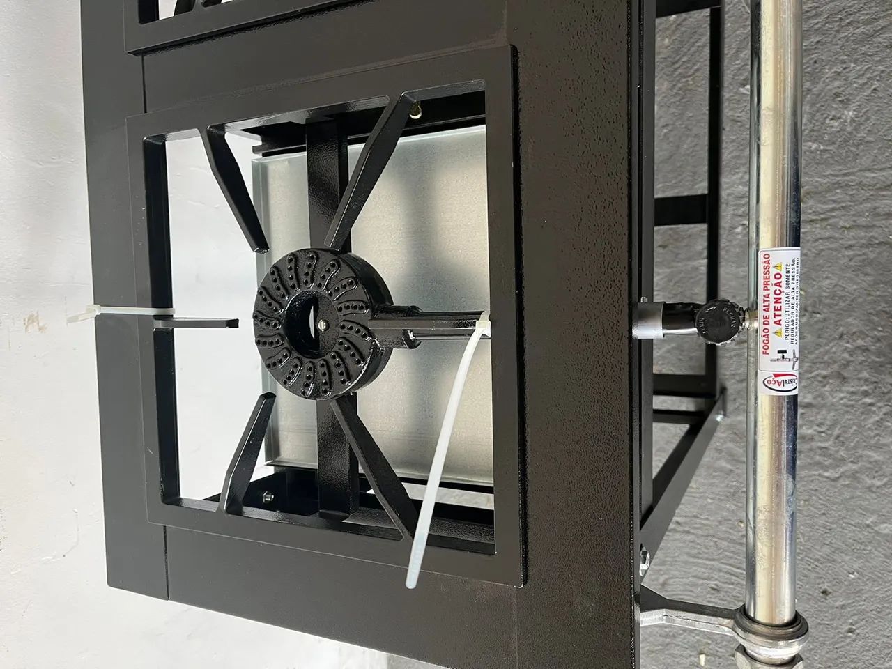 Fogão industrial 3 bocas alta pressão novo - Foto 3