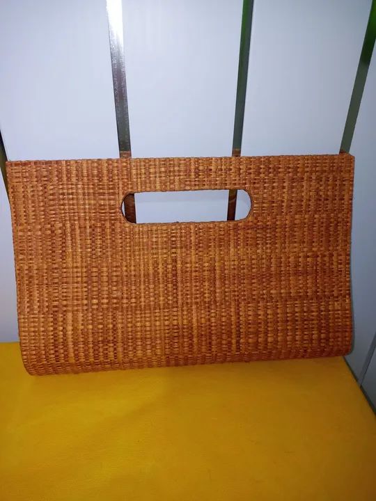 Bolsa Carteira Palha grande 