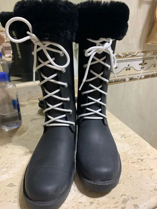 Botas de cano curto Karl Lagerfeld 39 - Foto 2