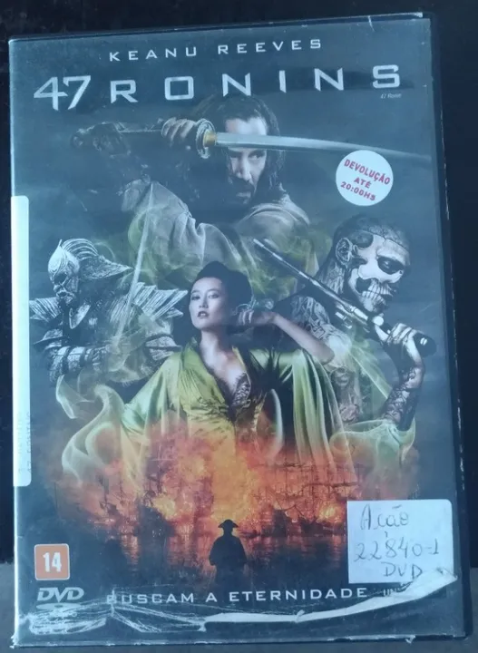 Dvd 47 ronins usado em boas condições