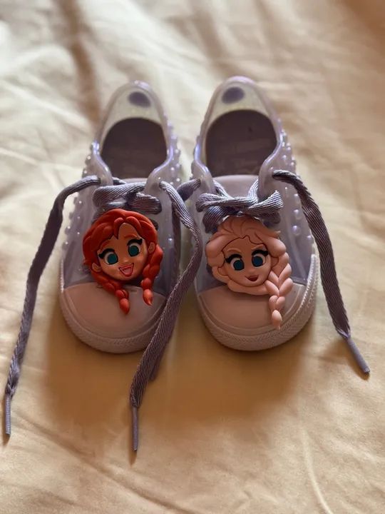 Tênis Melissa Mini Frozen N20/21 - Foto 2
