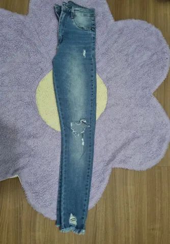 Calça  Jeans skynny nº 34 usada 1 vez - Foto 4