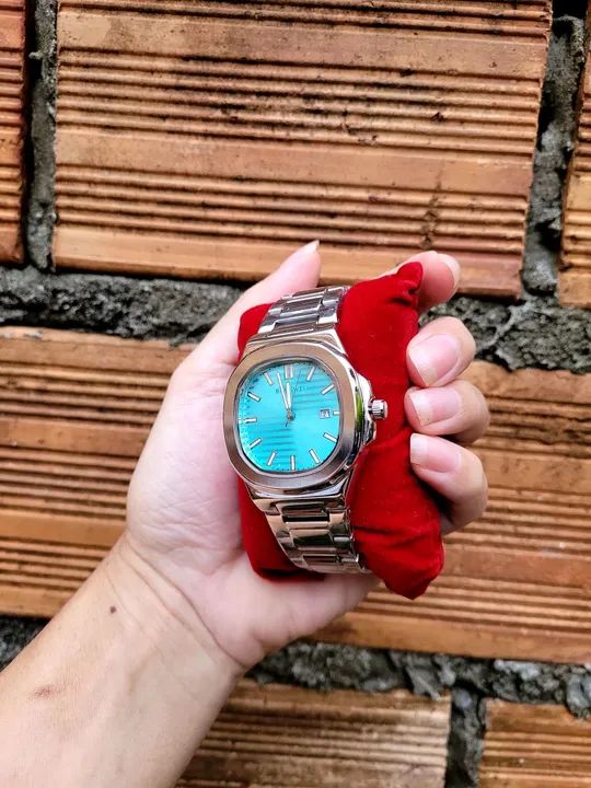 Relógio de luxo de aço inoxidável aceitamos cartão e pix  - Foto 6