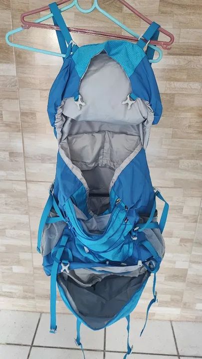 Mochila de Camping Azul - Foto 3