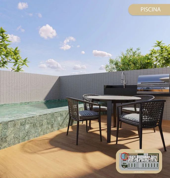 Flat novo na Praia do Bessa - Foto 4