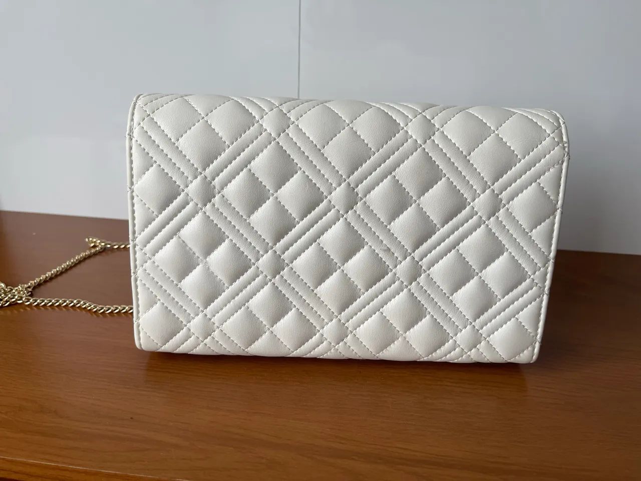 Bolsa branca love moschino  - Foto 3