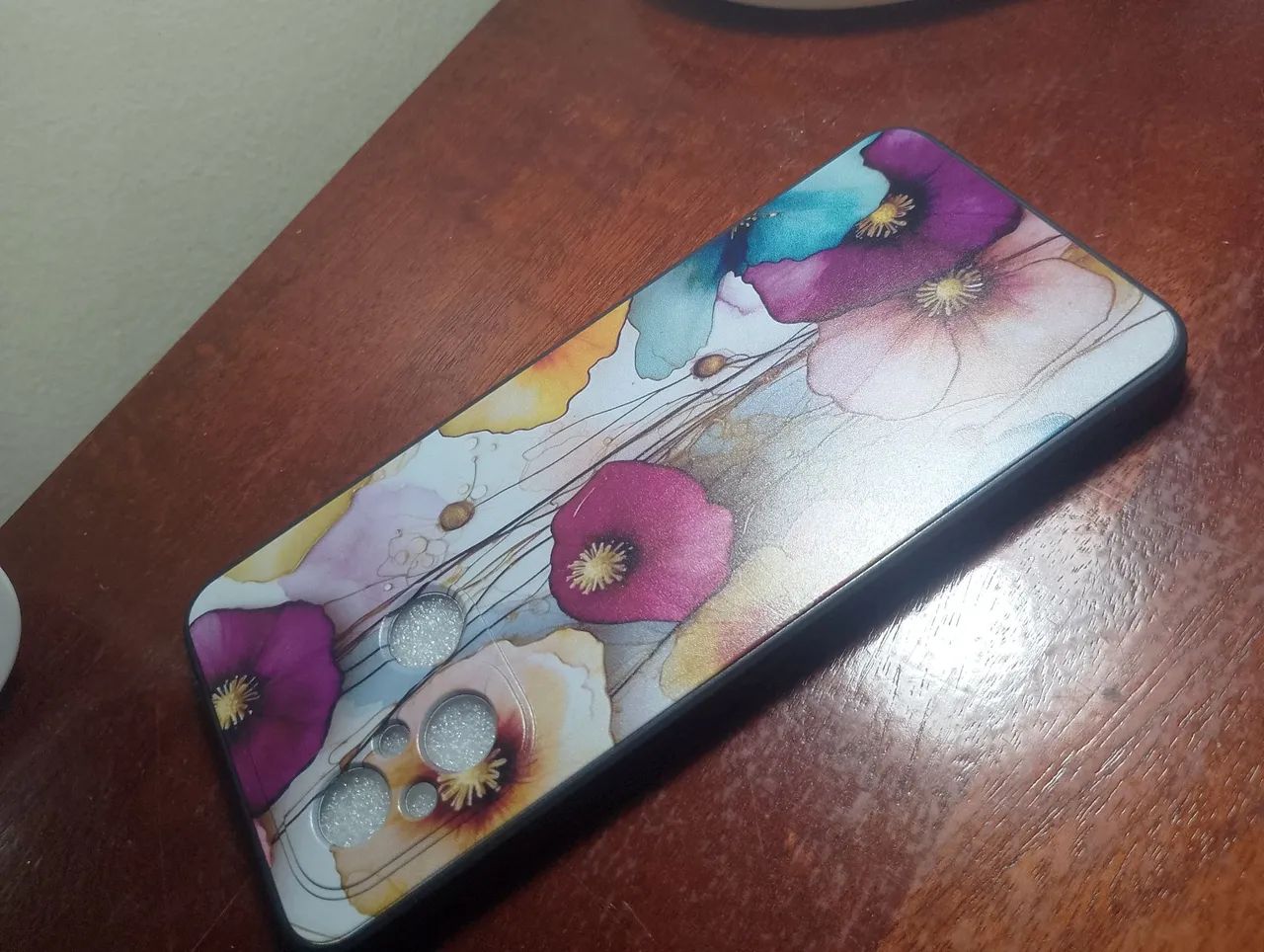 Redmi 12C - Capinha para Celular com Flores - Foto 3