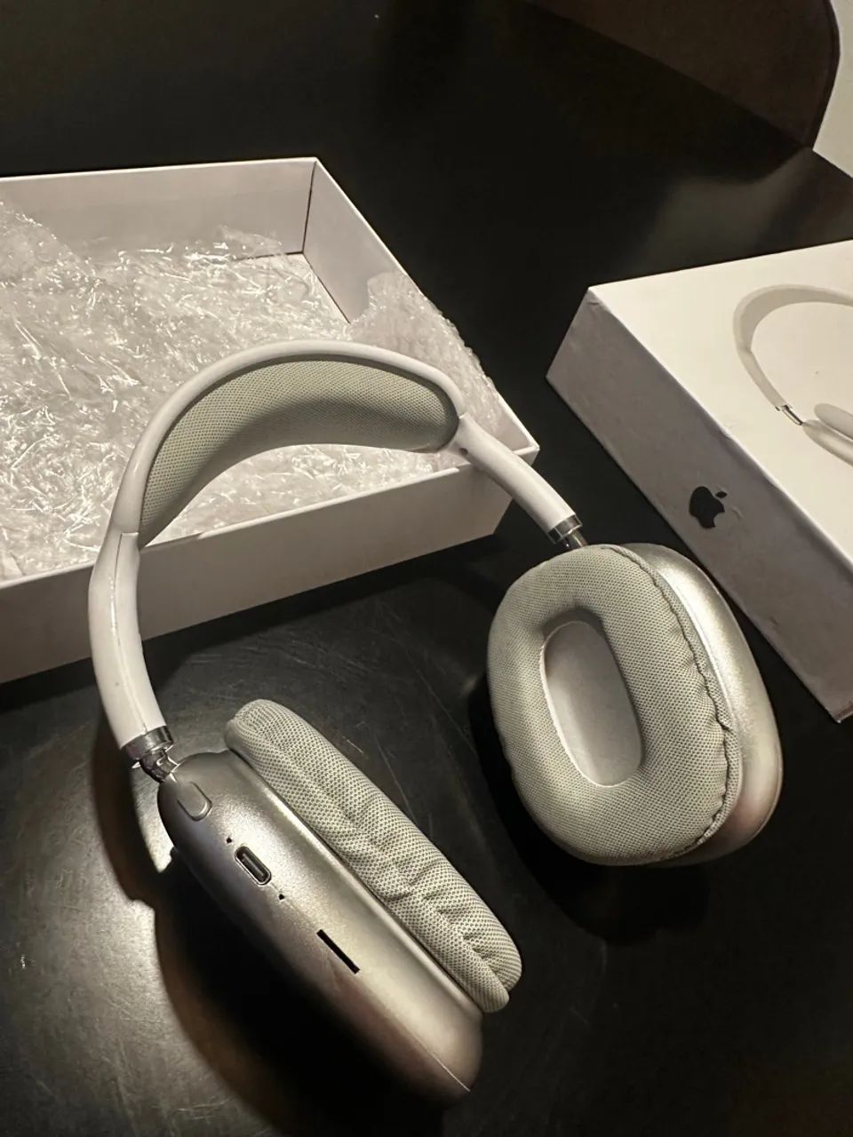 Headphone AirPods Max - Branco e prata  - Foto 4
