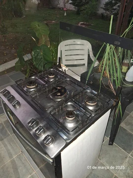 FOGÃO BRASTEMP 5 BOCAS FUNCIONA TUDO - Foto 6