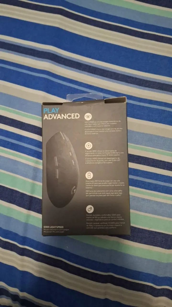 Mouse Logitech 305 e teclado redragon Fizz - Foto 3