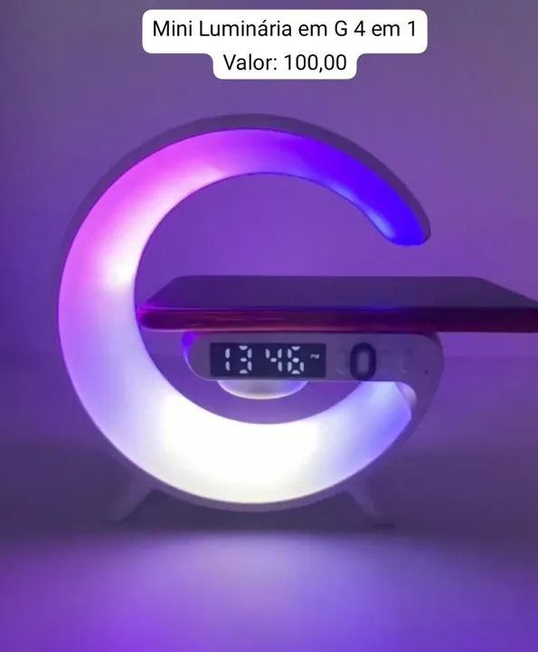 Mini Luminária em G 4 em 1
