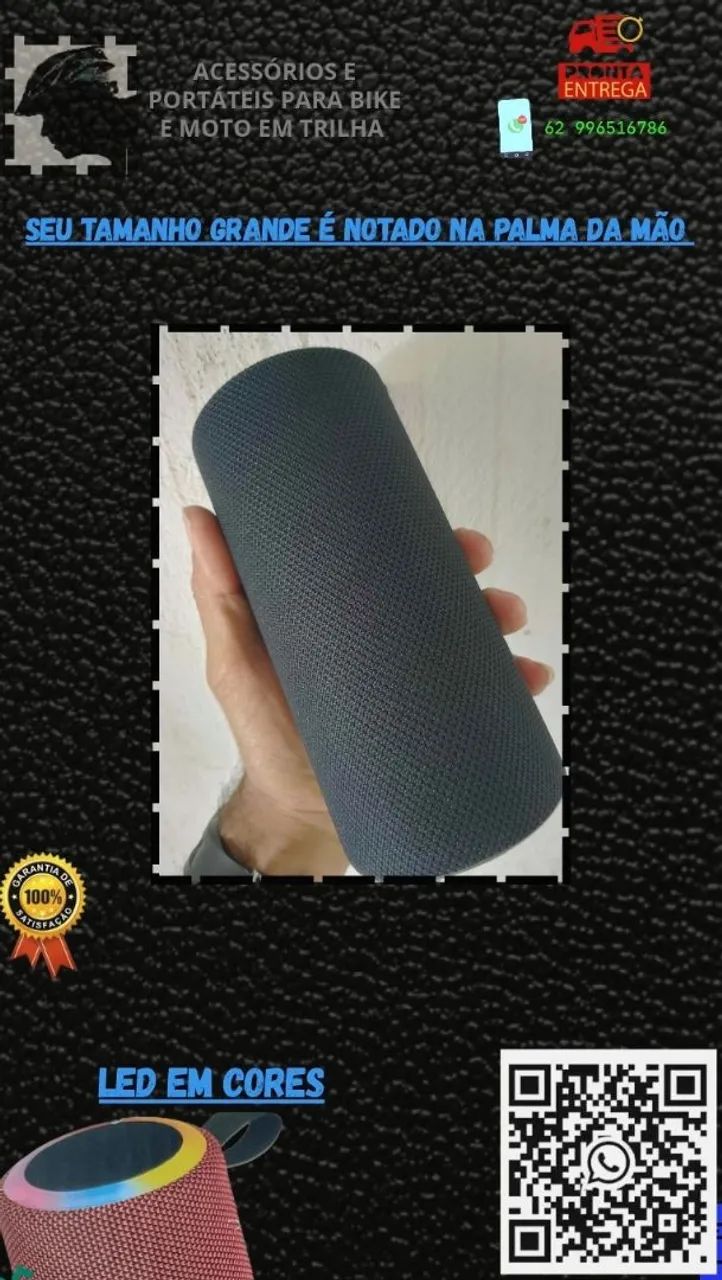 Caixa de som Bluetooth 1.500 mah de bateria  - Foto 3