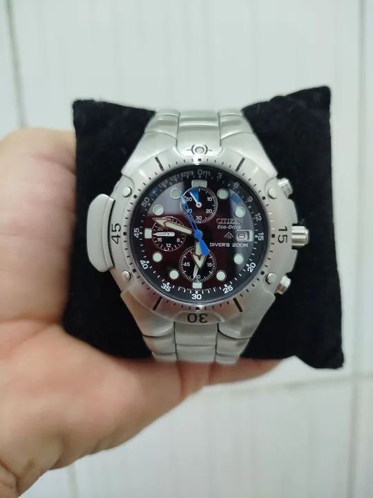 RELÓGIO CITIZEN ECO DRIVE A QUAL BJ2040-55E SEMI-NOVO RARO.