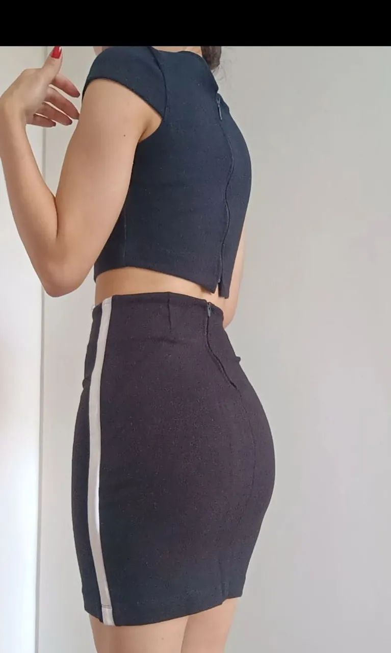 Conjunto Revanche Cropped e saia  - Foto 3