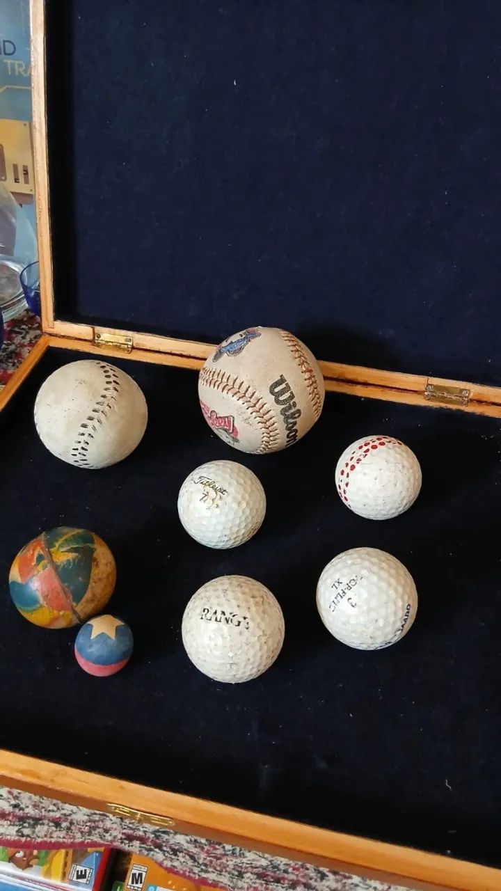 Conjunto de bolas decorativas, baseball, golfe  - Foto 2