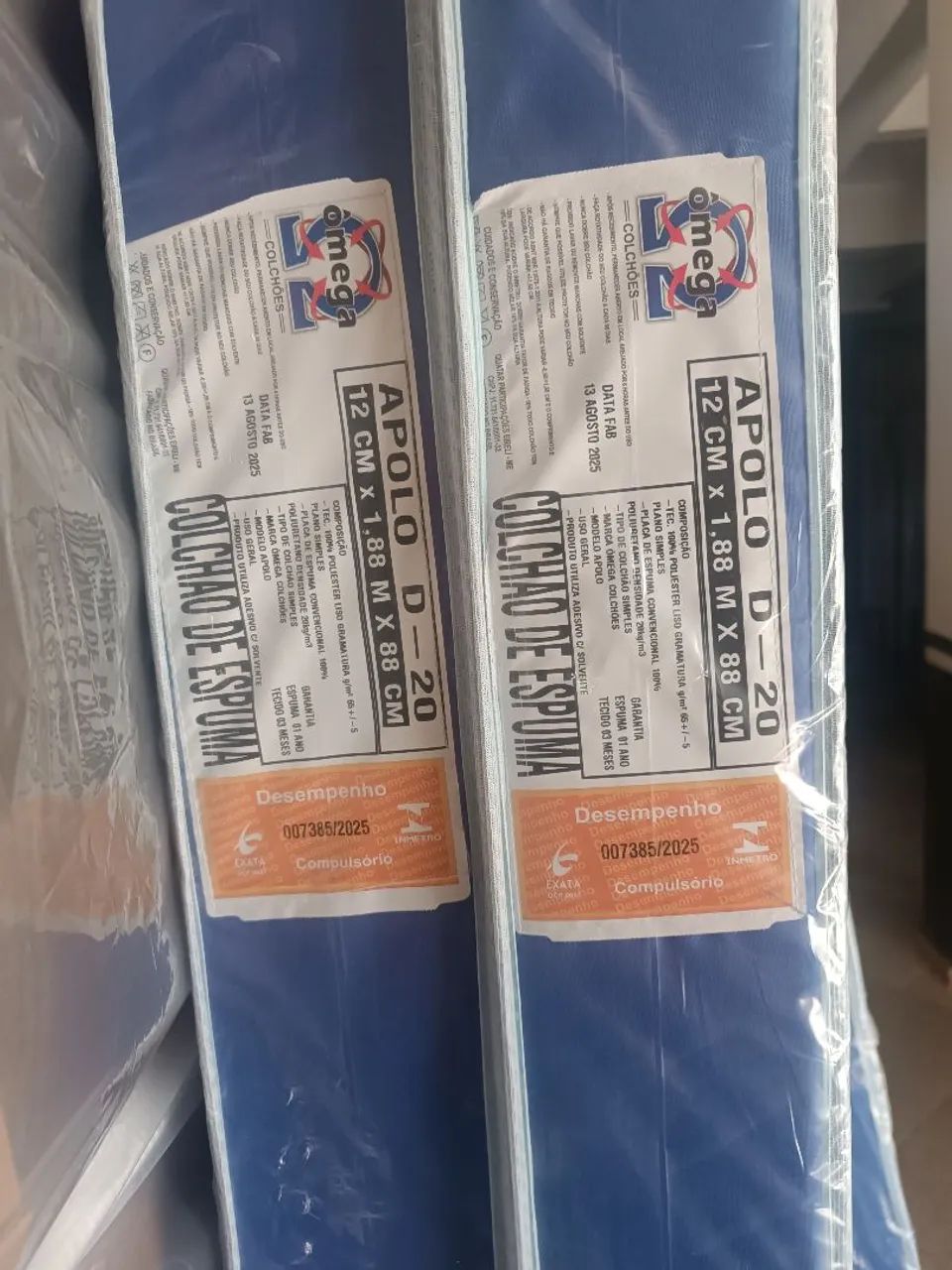 Promoção colchões solteiro novos D 20 12 cm  - Foto 3