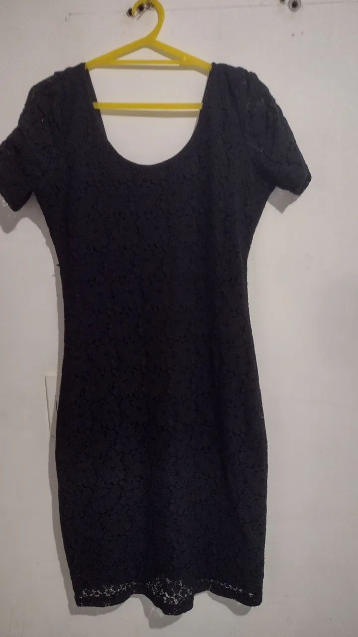 Vestido formal de renda 