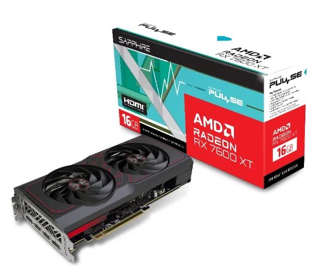 Placa de vídeo AMD Sapphire Pulse RX 7600 XT 16GB - Foto 2