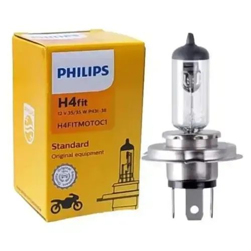 COMBO 10 UNIDADE LAMPADA PHILIPS H4 12V 35/35W P43T-38 PHILIPS EXTRA DUTY - Foto 2