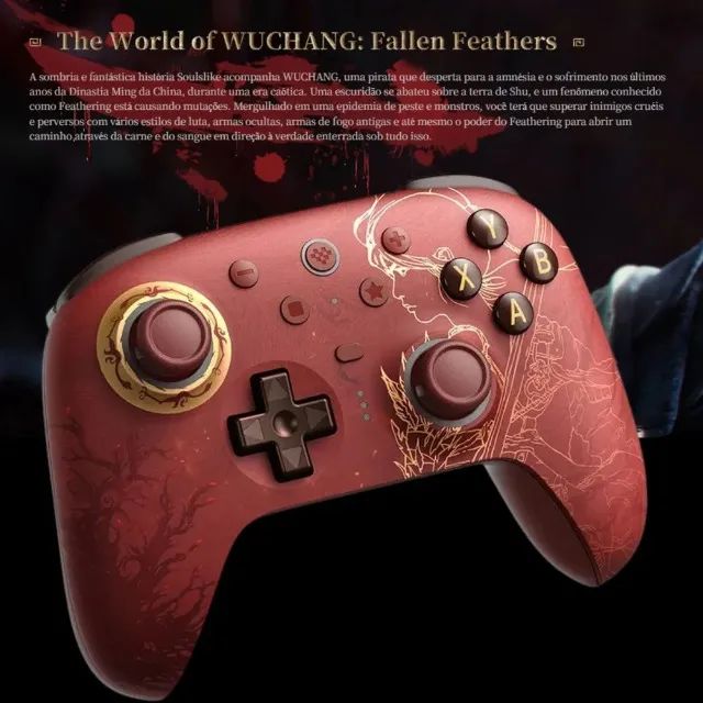 Controle Sem Fio 8bitdo Ultimate 2 Wuchang Hall TMR Dragon Profissional PC e Android - Foto 6