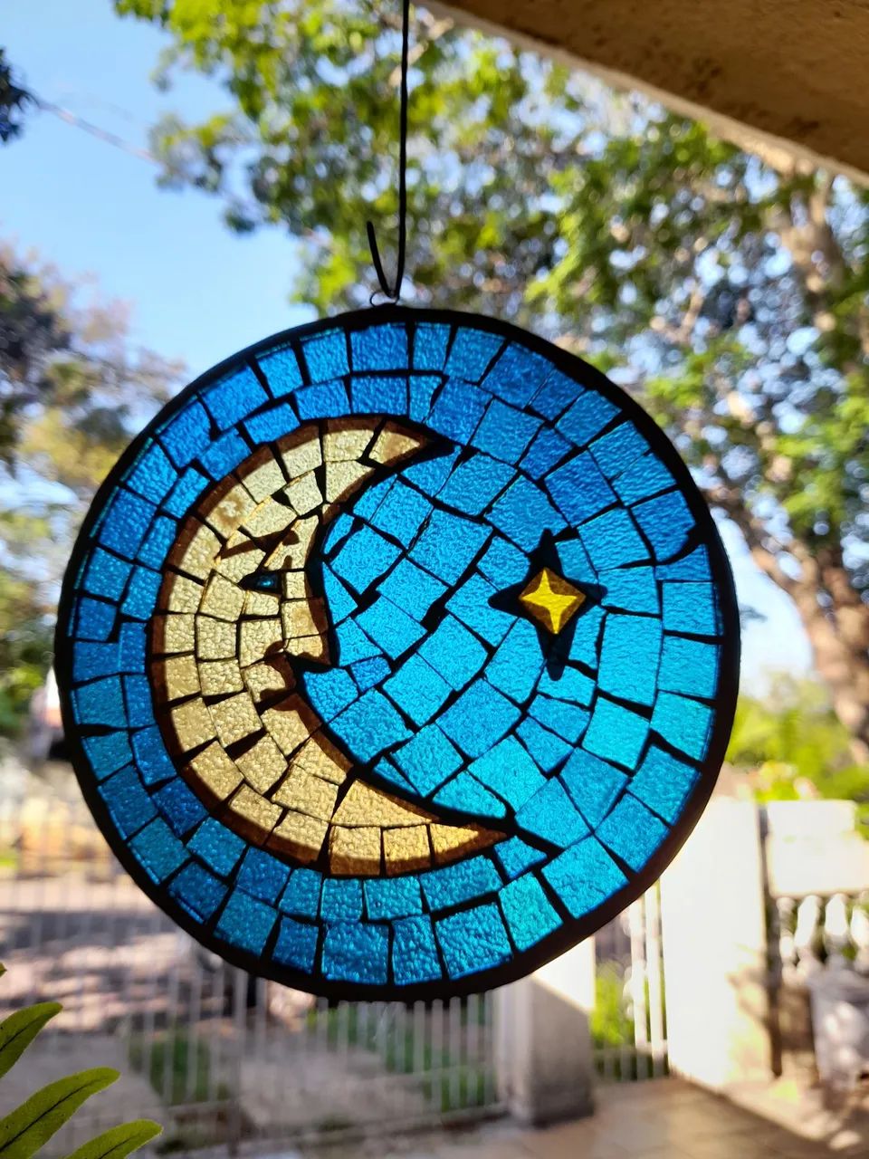 Móbiles Mosaico Sol e Lua - Foto 3