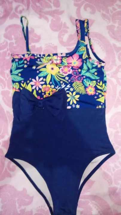 Maiô Infantil Floral para Menina