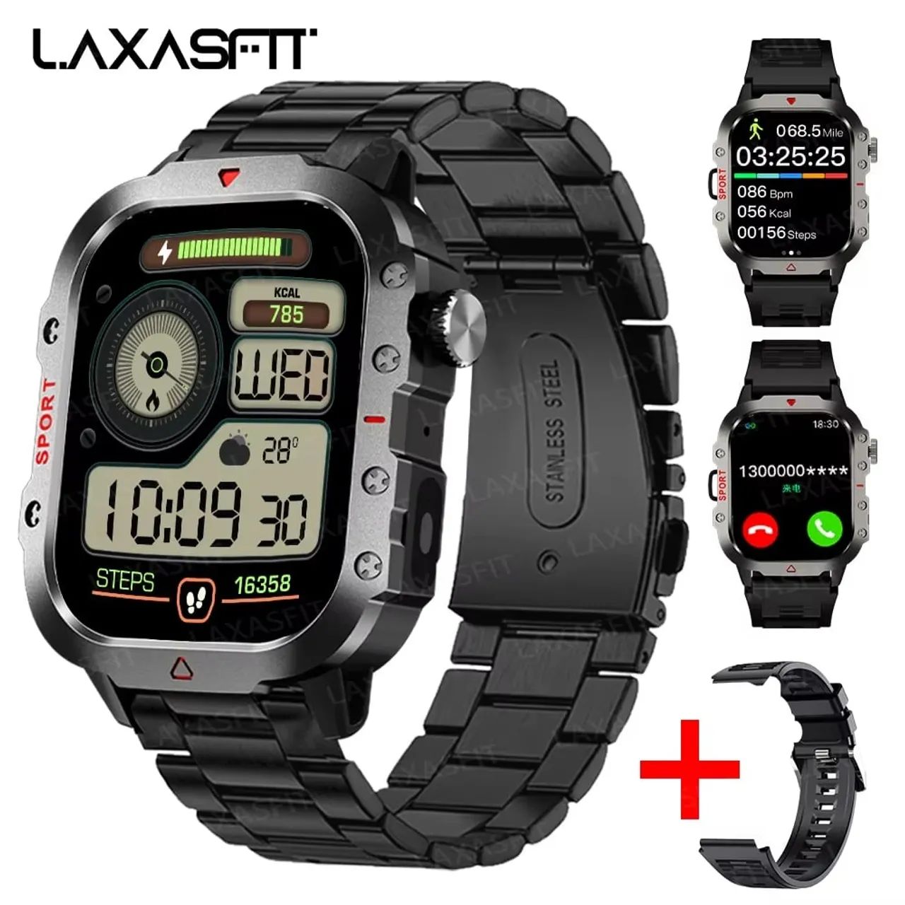 Relógio smartwatch Bluetooth masculino  - Foto 2