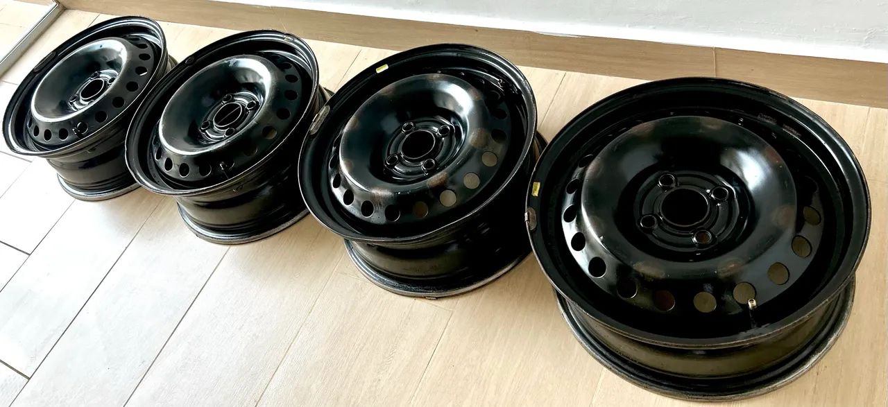Rodas de Ferro, Aro 15, 4 x 100 - Agile (Chevrolet)