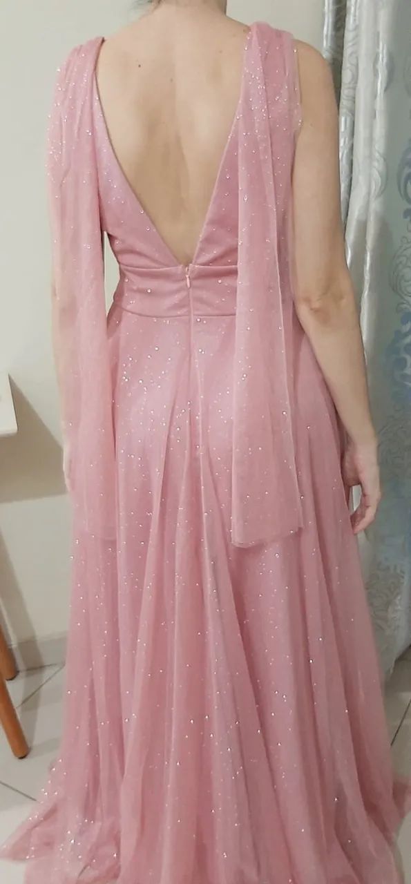 Vestido Madrinha de casamento Rosa