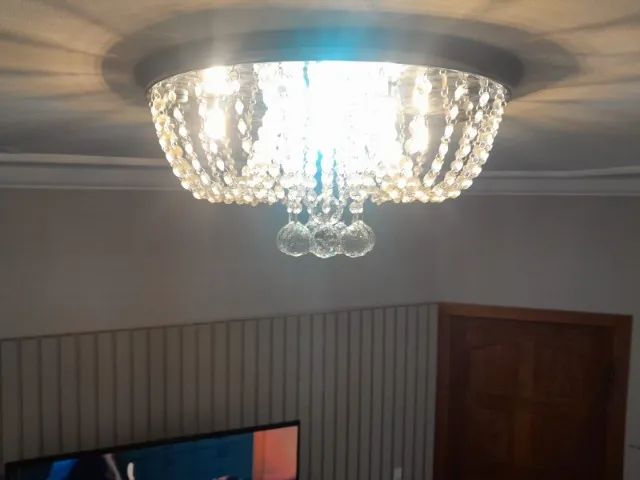Lustre Pendente 50 Cm Circular em Led  - Foto 5