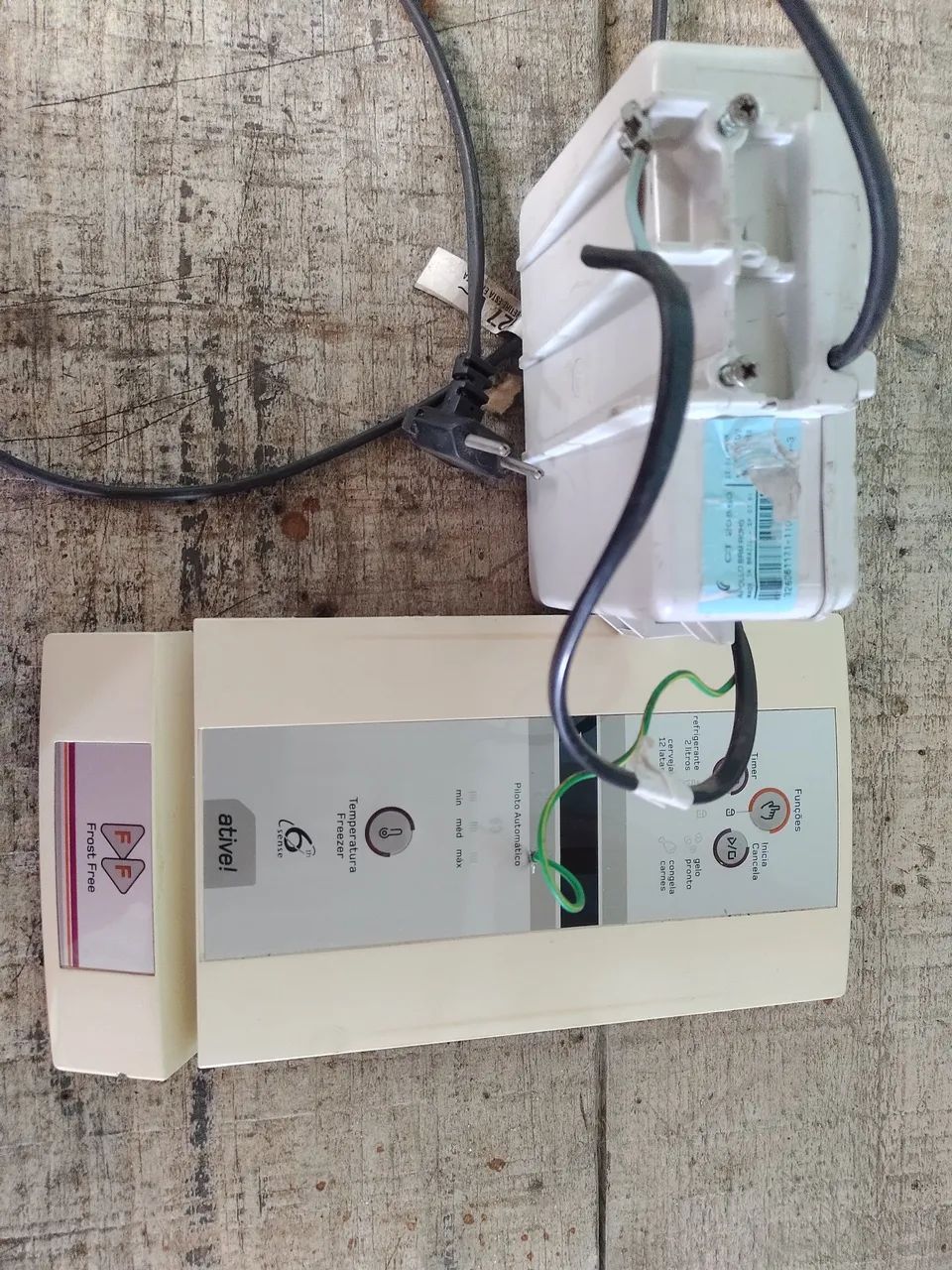 Placa central e display Brastemp Frost Free ative  - Foto 4