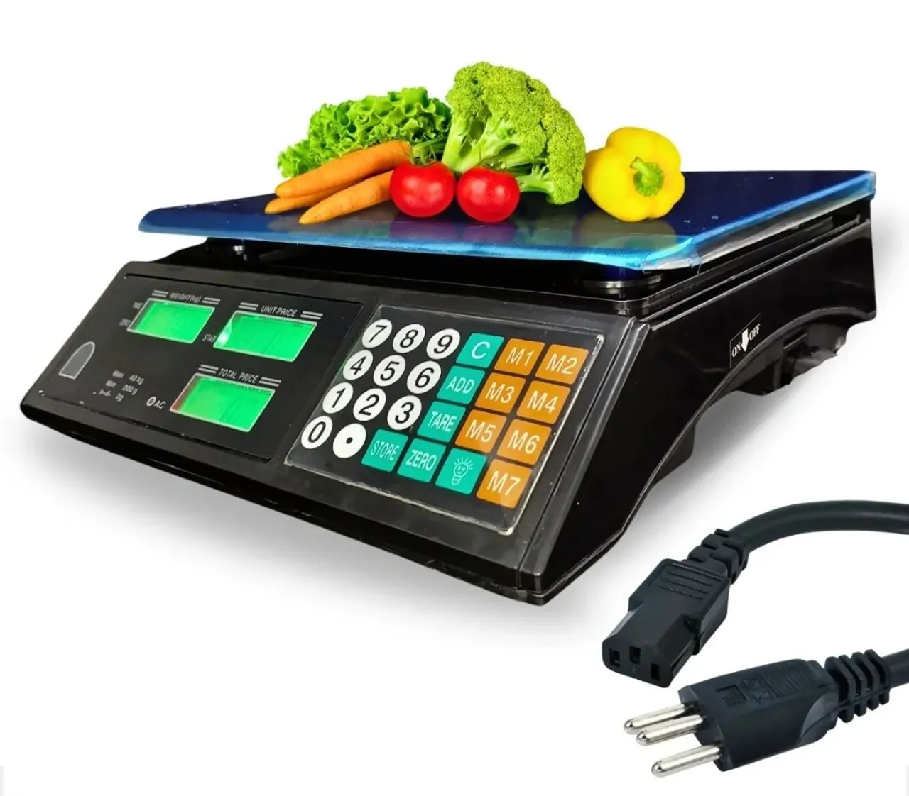 Balança Digital Comercial com Tara e Preço