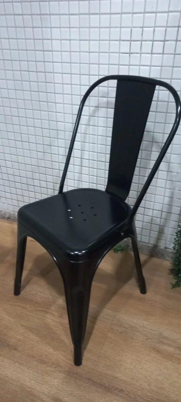 Cadeira Tolix Iron Industrial P/ Varanda/área Empilhável - Foto 3