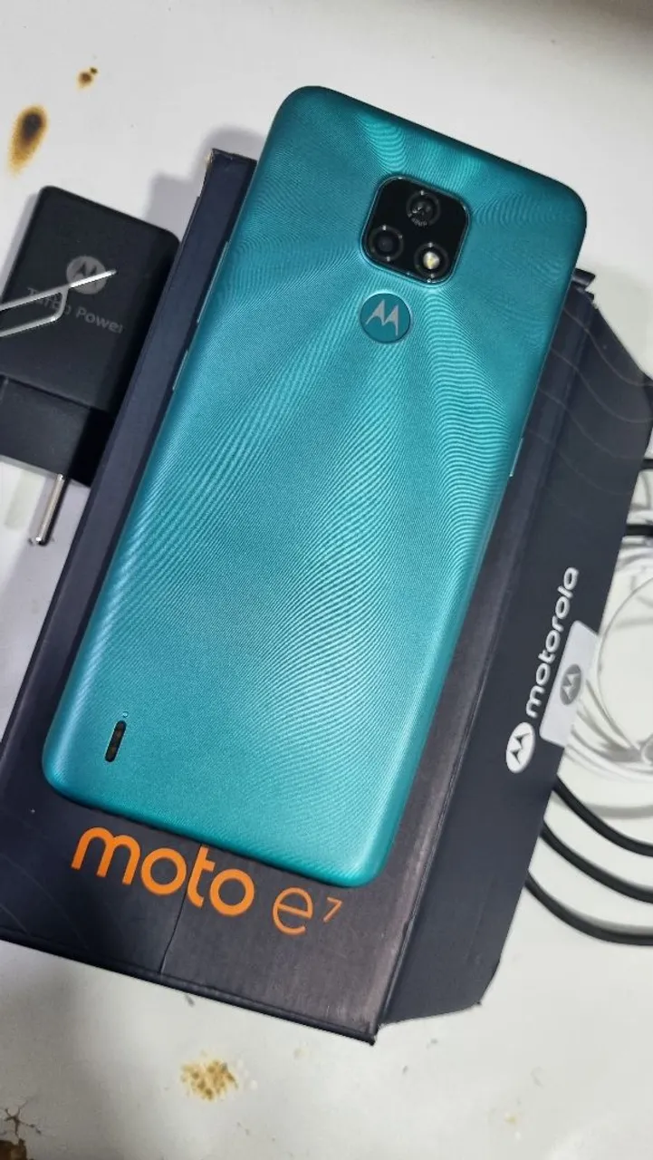 Motorola Moto E7 64GB, Verde Metálico, Android 10, 4GB RAM, Entrego.