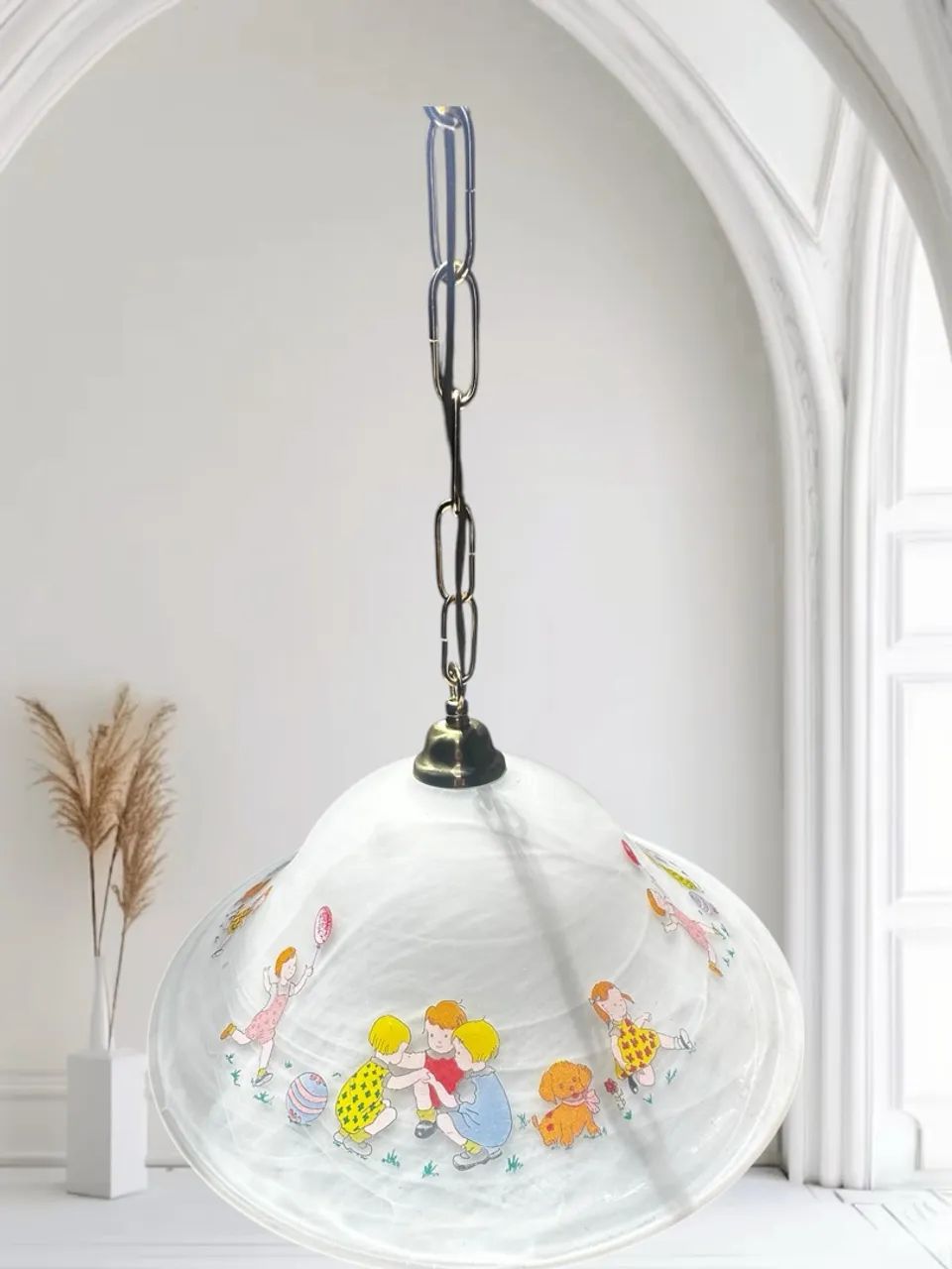 Lustre infantil com cúpula de vidro - Foto 3