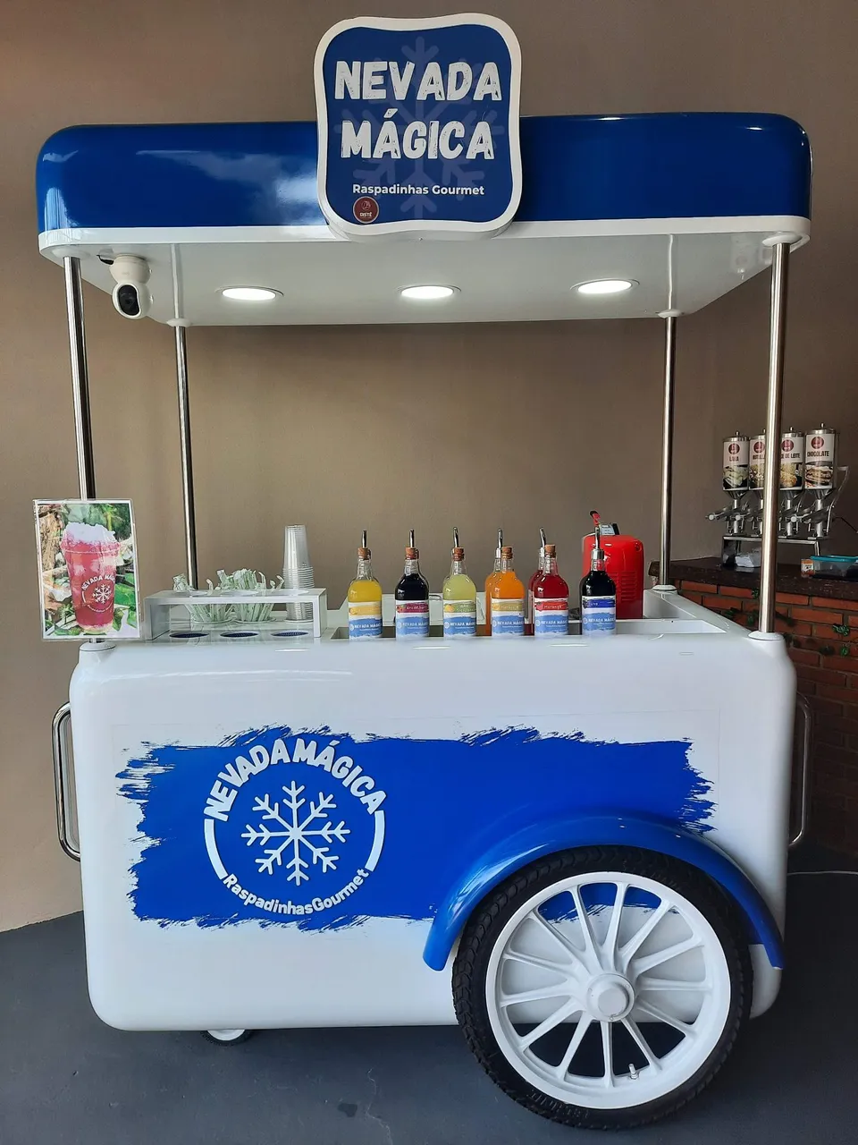 Carrinho de Raspadinha Gourmet Nevada Mágica