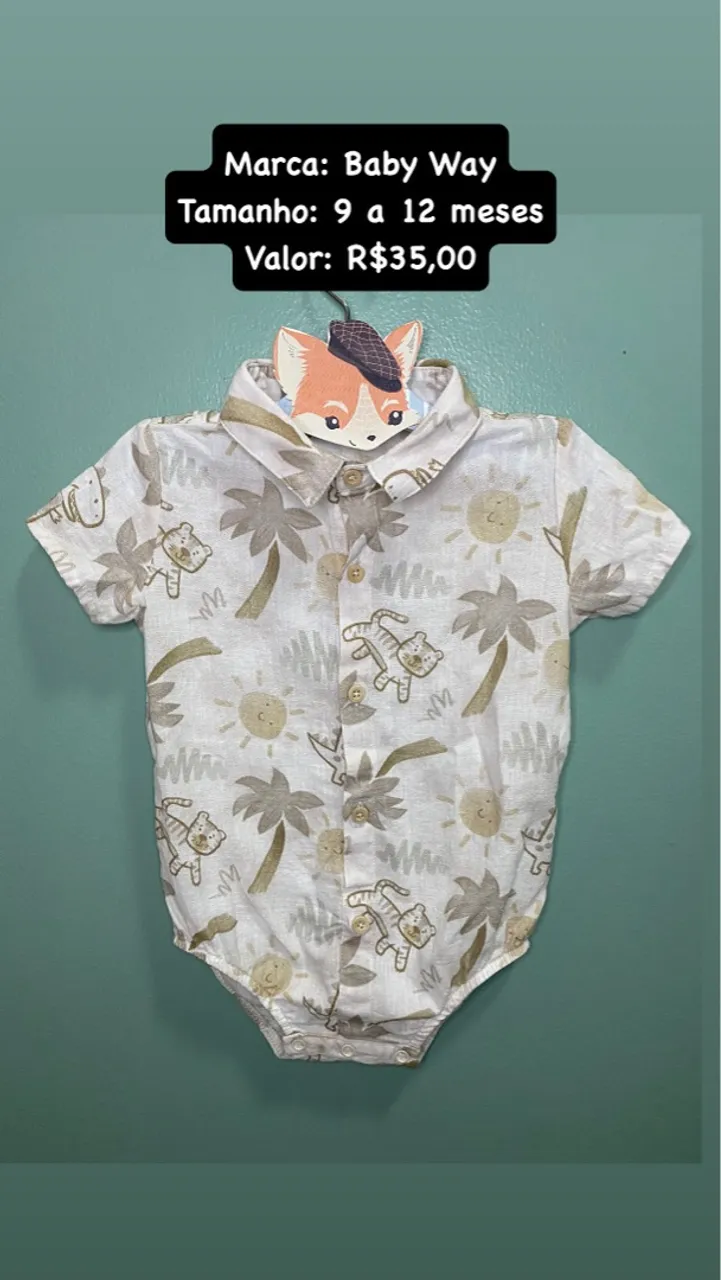 Camisa 9-12 meses