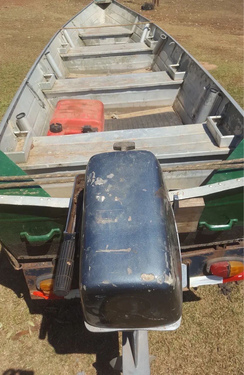 Barco de alumínio completo  - Foto 2