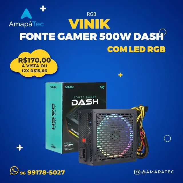 Fonte Vinik Dash 400W RGB