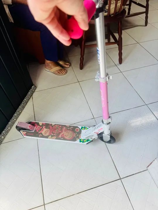 Vendo Patinete OXELO mid 1 usado 150 reais  - Foto 2