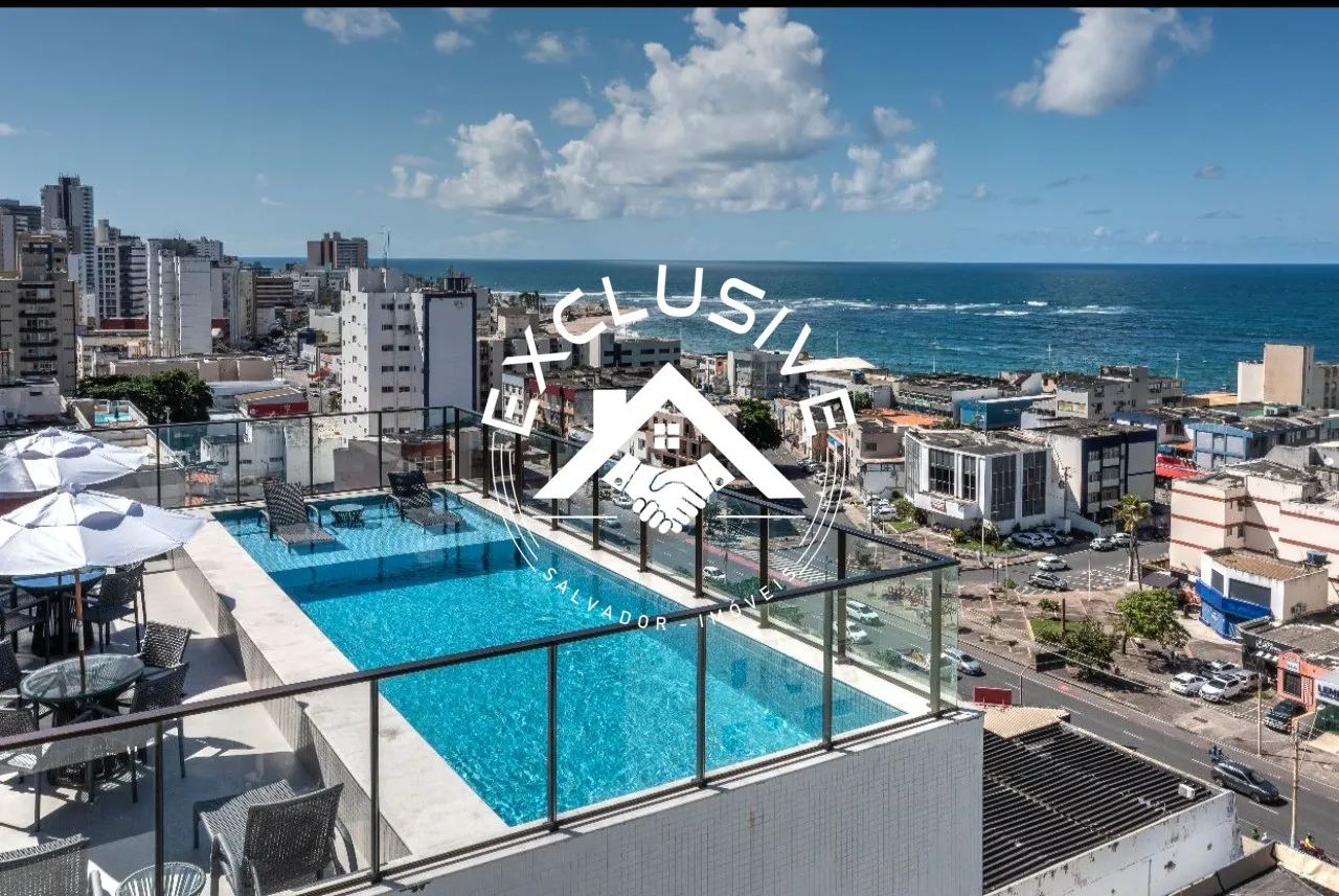 Studio à venda em Salvador-BA na Pituba: 1 quarto, 1 sala, 1 banheiro, 1 vaga de garagem,