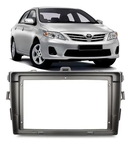 Moldura Painel Dvd 2din 9 Polegadas Corolla 2008 A 2013